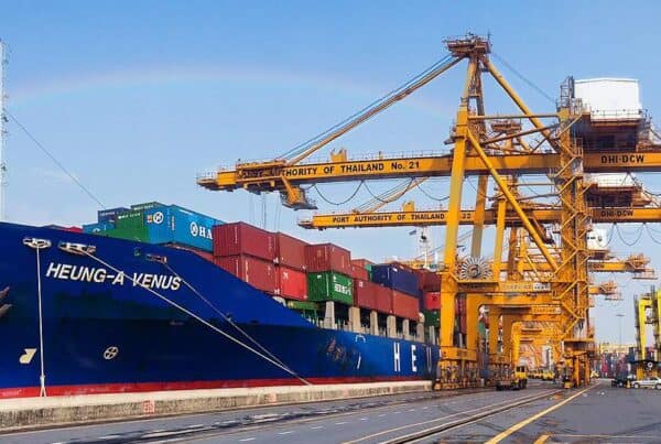 ship in port