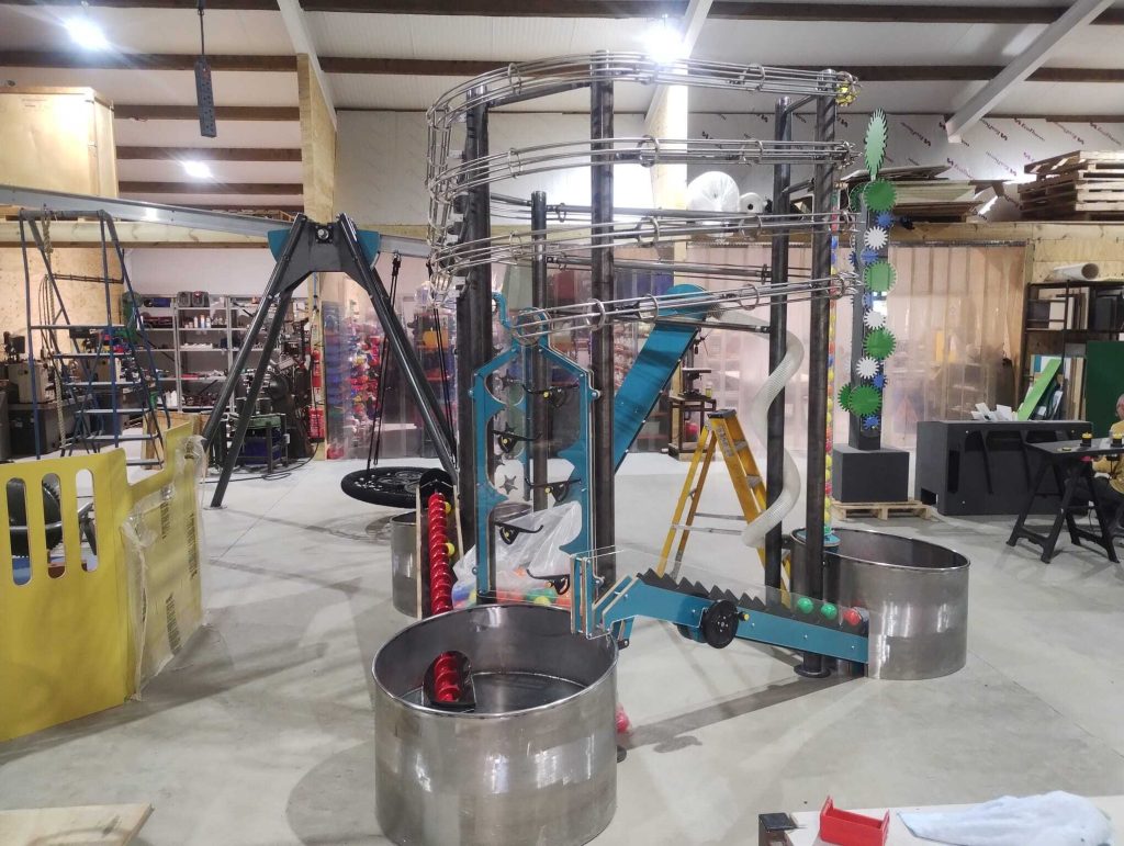 Ball Machine delivered for science exhibits to Uzbekistan