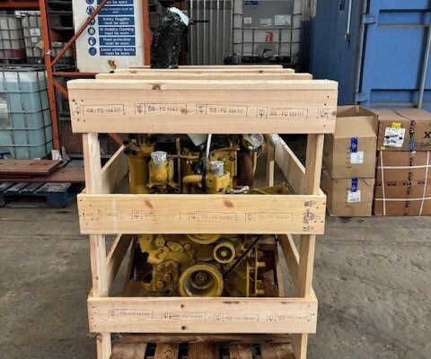 Caterpillar Engine in Crate