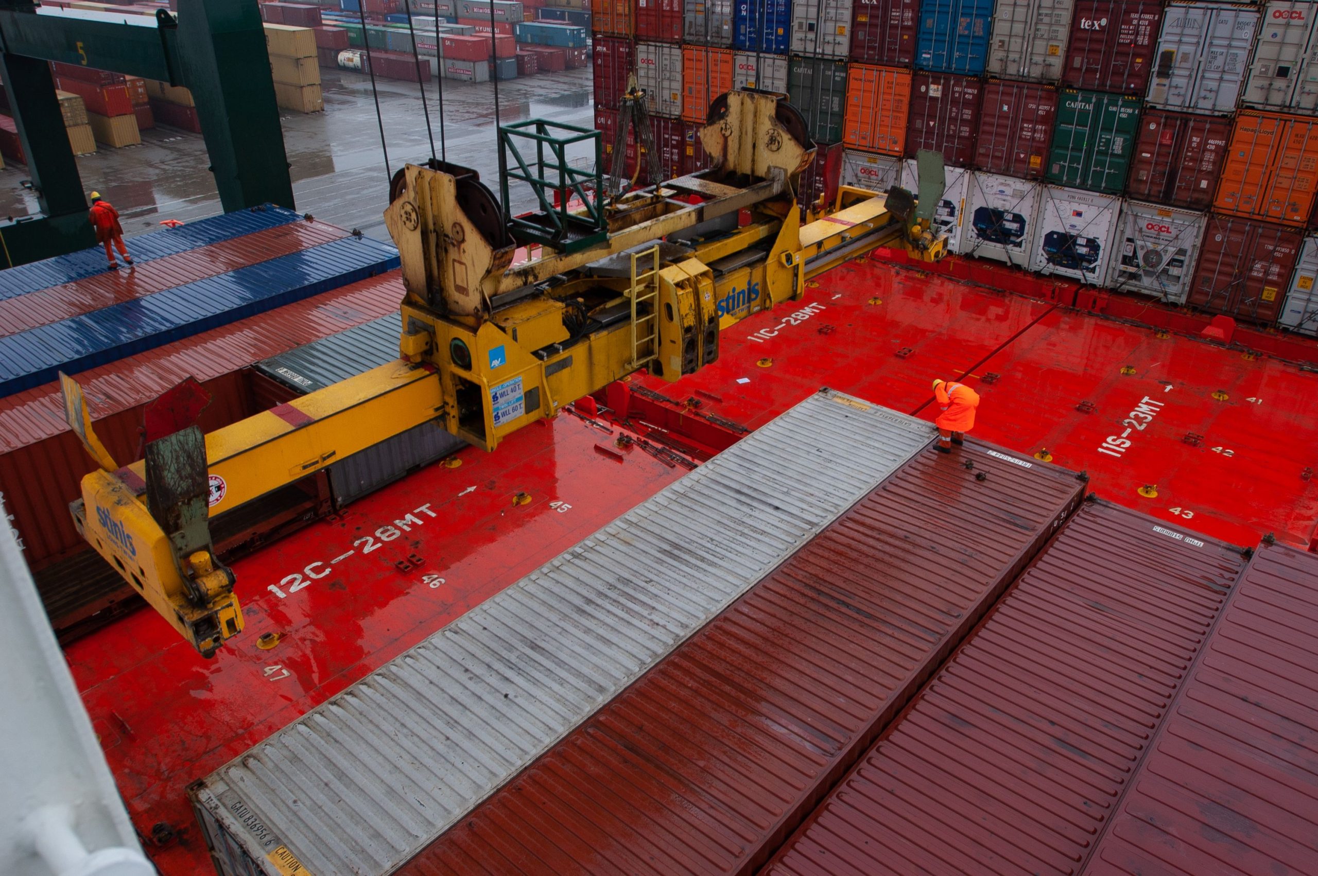 Container ships at Port