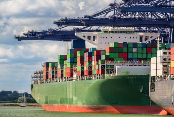 ship at felixstowe port