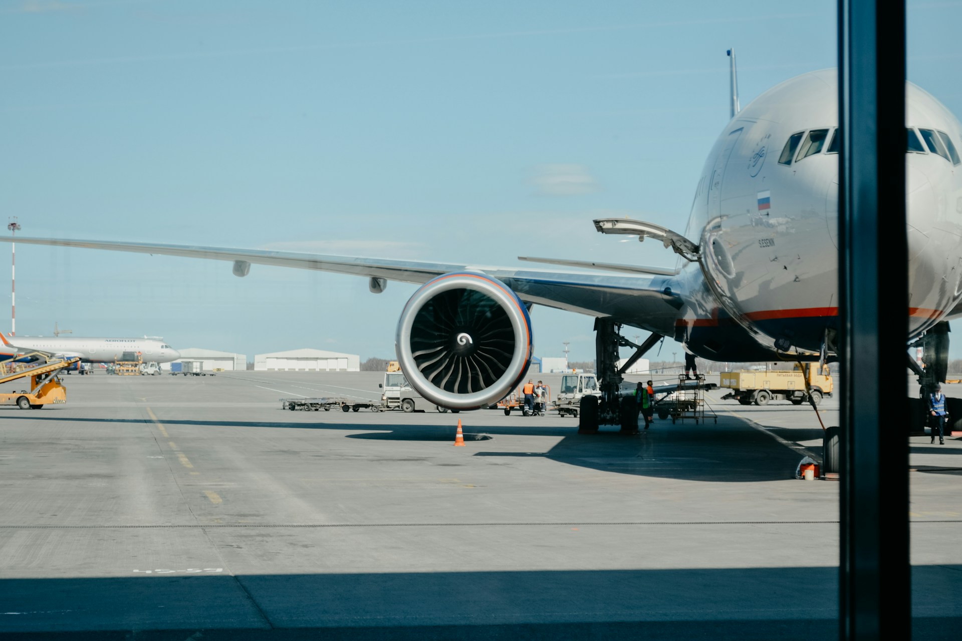 Image of plane ready for air freight